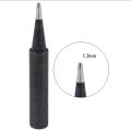 Soldering Iron Tip comes with a slanted tip resembling the shape of a knife. It is great for drag soldering and fixing solder bridges. 