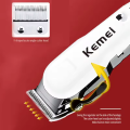 Kemei KM-809A Professional Hair Clipper LCD Display Household Rechargeable Trimmer Haircut Clipper Cutter Styling Tool. 
