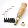 DIY Hand Craft Multi-function Puncher 6-Different Size of Punch Hole Automatic Book Drill School Office Household Shop Use Puncher Tool Set. 
