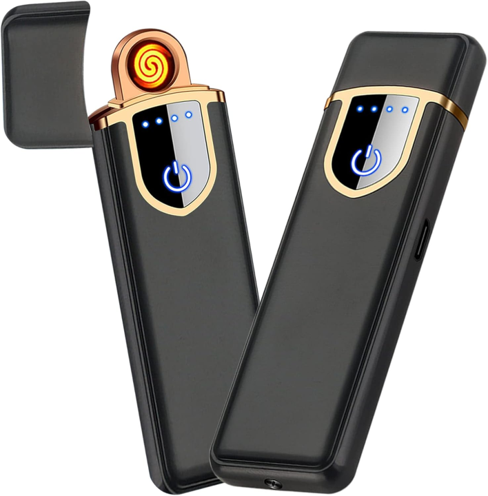 🔥 Electronic Touch Ignition Charging Lighter🎇⚡အားသွင်းမီးခြစ်🔋