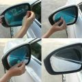 2 pcs Car Side Mirror Rainproof Sticker (100 * 150 mm) Rain Repellent Protective Film Anti-Glare Anti-Fog Film for Rearview Mirror. 