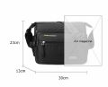 Men Shoulder Bag Multi-layer Large-capacity Nylon Messenger Bags Fashion Versatile Casual Lightweight Bag. 