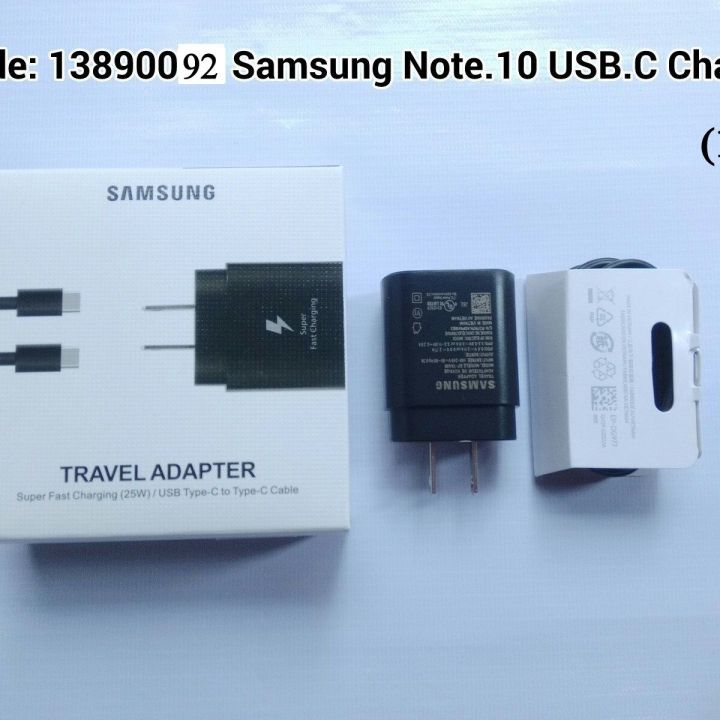 Perfect100 Samsung 2in1 Super Fast Charger 25Watt ⚡️⚡️⚡️⚡️⚡️ | Shop.com.mm