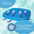 🪑ဂျယ်လီထိုင်ခင်း❄️ Cooling egg Gel Seat Cushion🧘. 