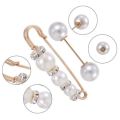 5 in 1 Pearl Brooch Pins Fashion Waist Adjuster Clips. 