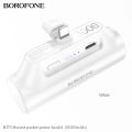 (Preorder) BOROFONE BJ73 mini Pocket Powerbank 3000mAh capacity with Type-C/iOS charger, LED light. 