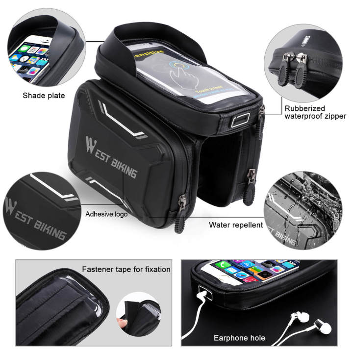 (Preorder)WEST%20BIKING%20Bicycle%20Front%20Bag%20Frame%20High%20Quality%20MTB%20Bike%20Bag%20Cycling%20Equipment%20Waterproof%20Touch%20Screen%20Top%20Tube%20Phone%20Bag%20%E1%80%85%E1%80%80%E1%80%BA%E1%80%98%E1%80%AE%E1%80%B8%E1%80%A1%E1%80%AD%E1%80%90%E1%80%BA%20-%20Image%206