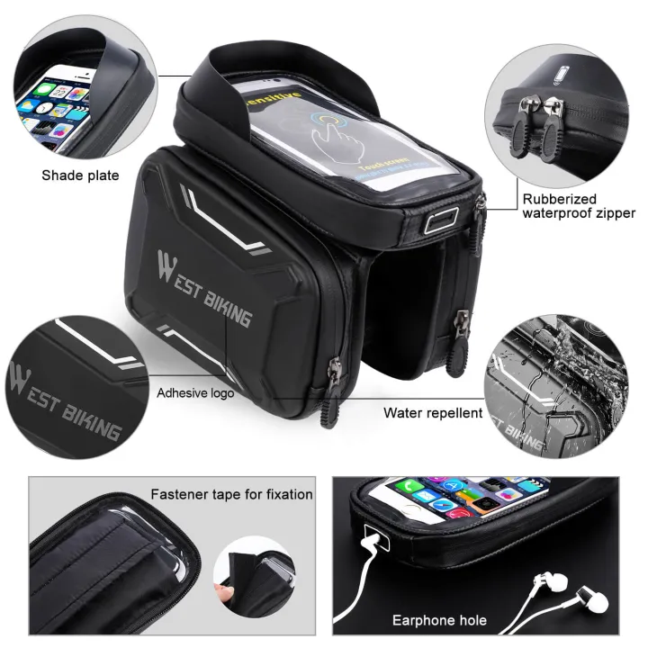 (Preorder)WEST%20BIKING%20Bicycle%20Front%20Bag%20Frame%20High%20Quality%20MTB%20Bike%20Bag%20Cycling%20Equipment%20Waterproof%20Touch%20Screen%20Top%20Tube%20Phone%20Bag%20%E1%80%85%E1%80%80%E1%80%BA%E1%80%98%E1%80%AE%E1%80%B8%E1%80%A1%E1%80%AD%E1%80%90%E1%80%BA%20-%20Image%206