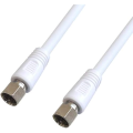 (Preorder) Cable for 4K8K Broadcast Compatible S5CFB 1m Antenna Cable White. 