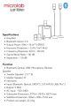 (Preorder) Microlab X15BT 5.1 speaker system with Bluetooth 5.0 and microphone input for karaoke. Includes two stands. 