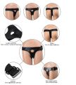 Wearable simulation dildo penis erotic panties for gay les lesbian masturbation device DIGI MM. 