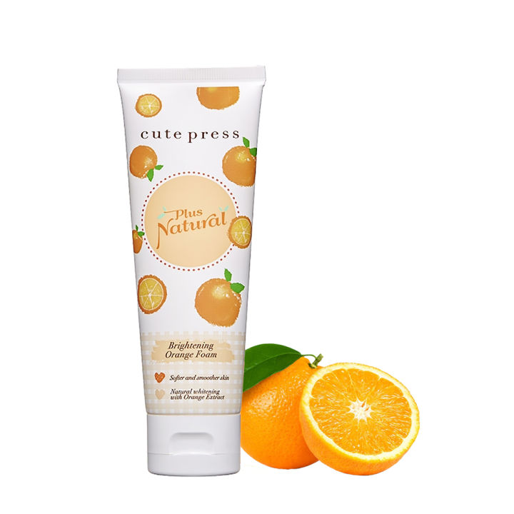 Cute Press Plus Natural Brightening Orange Foam 75g