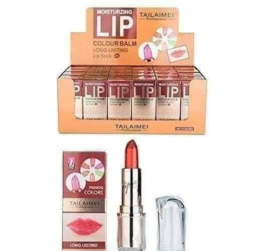 TLM Jelly Lip ရွှေမှုန် လေးတွေပါ ပန်းရောင်ပြောင်း နှုတ်ခမ်းနီ အဆီ