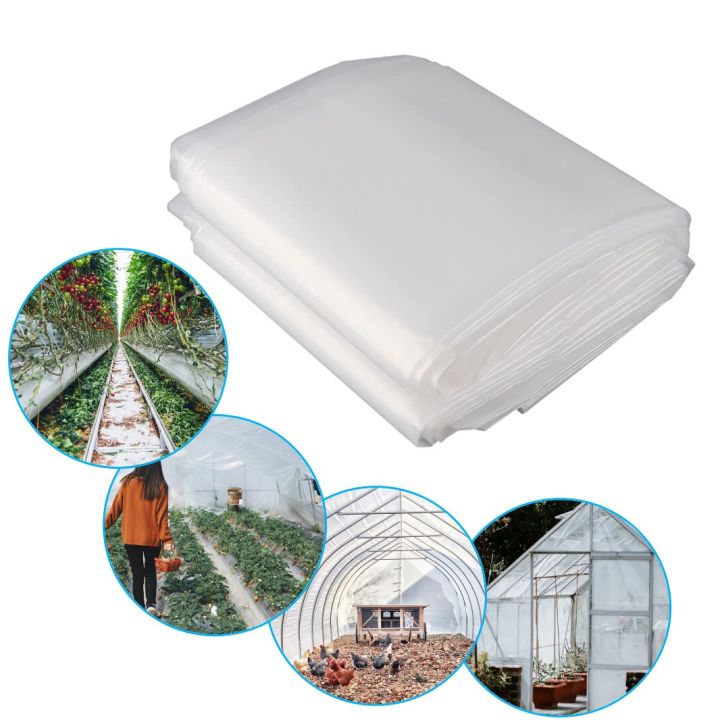 Multipurpose Greenhouse Plastic Sheet 8ft x 30ft Long - 1 roll