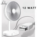 USB Rechargeable Table Fan (USB ဖြင့်သုံးနိုင်သော စားပွဲတင်အားသွင်းပန်ကာ). 