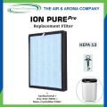 (ION PURE Pro Air Purifier) Replacement Filter (Antibacterial+ H13 HEPA + Nano-Crystalline Filter). 