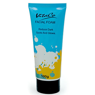 VitaCo Facial Foam Glow Blue100g Exp Date :2026 ဗိုက်တာကို တင်းတိတ်ပျောက်မျက်နှာသစ် ခရင်Expiry Date - 2027 / 1