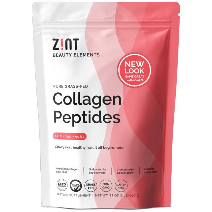 Zint-Collagen Powder, 32oz, Gress fed Beef