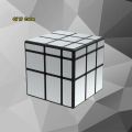 CuberSpeed Qiyi Mirror 3x3x3 Silver Sticker Magic Cube Qiyi Black 3x3 Silver Mirror Blocks Speed Cube. 