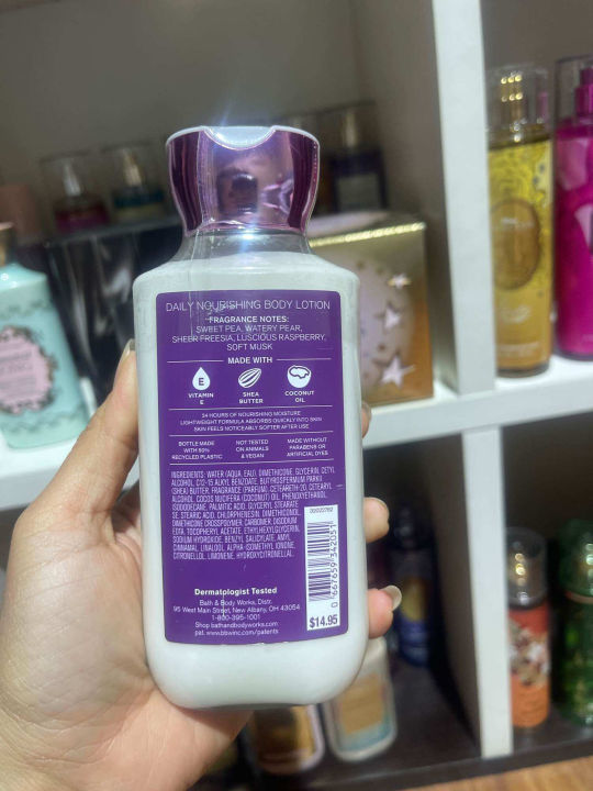 (Preorder)Bath%20&%20Body%20Works%20Sweet%20Pea%20Body%20Lotion%20236ml.%20Genuine%20-%20Image%203