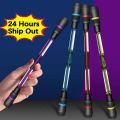 Spinning Pen (no light) Creative Spinning Pen Spinner Toy Adult Kids Stress Relieve Rotating Gel Pens Anti-slip Hand Spinner Student Stationary. 