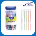 ELFEN BALL PEN LISO SMOOTHIE ASST BLUE (50 PCS/DRUM). 