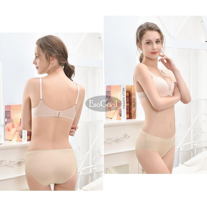 EsoGoal%20Seamless%20Underwear%20Invisible%20Panties%20Ice%20Silky%20Briefs%20Triangle%20%20Panties%20Mid-waist%20Se-xy%20Underwear%20Super-Soft%20Breathable%20Brief%20Panties%20Seamless%20Bonded%20Stretch%20Underwear%20for%20Ladies%20and%20Girls%20-%20Image%208