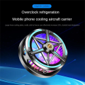 Tech Infinite S6 Semiconductor Gaming Radiator Cooling Fan, Colorful RBG Light, Powerful Magnetic Suction, Magnetically Fixed Back Clip Digital Display Fast Cooling Semiconductor Ultra-quiet and Low-noise E-sports Gaming Radiator. 