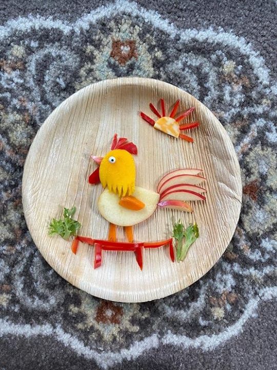 Disposable Palm Leaf Plate (Circle) (8 inch) (included 5 Packs) (25 ...