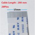 Flexible Flat Cable FPC 0.5mm 28Pins. 