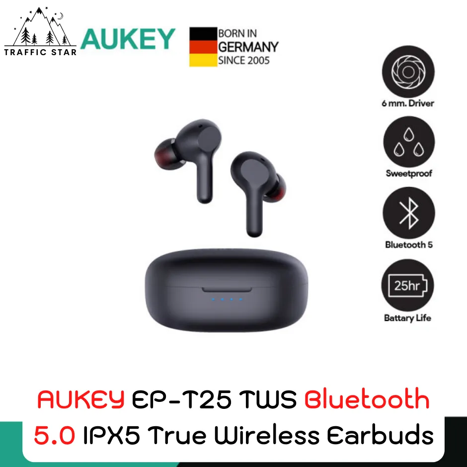 Ep T25 Aukey Earpods Ep T25 Aukey Headset Aukey TWS EP-T25