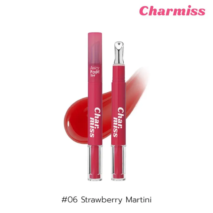 (Preorder) CHARMISS Juicy Pop Tint Lip Tint Gloss with Metal Tip (1.6g ...