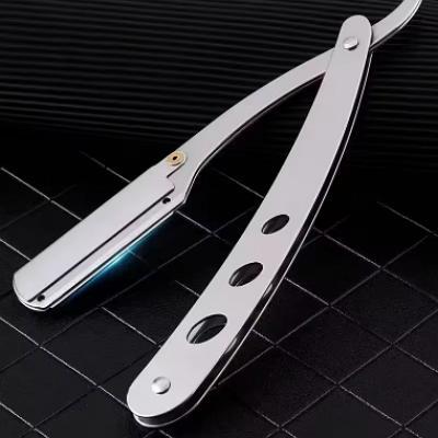 Metal Razor Thing Steel Metal Material Men Straight Barber Edge Razors Folding 14cm ...