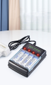 Four-slot Multi-Compatible AA/AAA Battery USB Charger. 