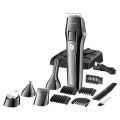 Kemei All in One Men Beard Rechargeable Hair Trimmer Electric Hair Clipper Body Nose Ear Eyebrow Trimmer 5 in 1 Hair Cutting Machine Set with LED Display (KM-7933). 