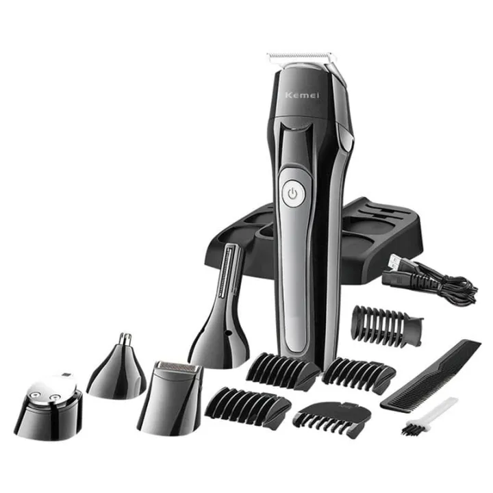 Kemei%20All%20in%20One%20Men%20Beard%20Rechargeable%20Hair%20Trimmer%20Electric%20Hair%20Clipper%20Body%20Nose%20Ear%20Eyebrow%20Trimmer%205%20in%201%20Hair%20Cutting%20Machine%20Set%20with%20LED%20Display%20(KM-7933)%20-%20Image%205