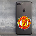 Manchester United FC Soccer Team Sticker - 4 Pcs Set | Laptop Sticker | Car Sticker | Phone Sticker | Waterbottle Sticker | Wall Sticker | Die Cut Sticker | Waterproof Sticker. 