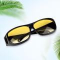 Anti Glaring Vision Driver UV 400 Night Driving Glasse Goggles For Man Woman. 