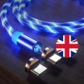 Luminous Cable (typeC+microUSB) , LED Glow Flowing fast charging. 