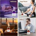 🌋Flame Mini Unique Volcano Humidifier 🏔️Essential Oil with Colorful Light & Auto Shut-Off Function🌈. 