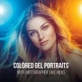 Colored Gel Portraits & Retouching with Jake Hicks by RGGEDU. 