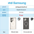 (Preorder) HI-SHIELD Stylish Magsafe Shockproof Case Model SmileyWorld8 [SAMSUNG S24 Ultra] - Shockproof magnetic case ဖုန်းကာဗာ. 