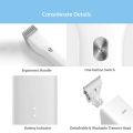 Xiaomi Enchen Electric Hair Trimmer Clipper USB Rechargeable Ceramic Hair Cutter Fast Charging Hair Men Trimmer Clipper - White. 