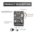 XY-P15W Dual Channel Stereo Bluetooth 5.0 30W+30W audio High Power Amplifier Board DC 8V-24V. 