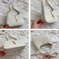 (Preorder)Simple women's shoulder bag, PU leather, Korean style, fashion, underarm bag အမျိုးသမီးစလင်းဘတ်အိတ်. 