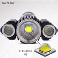FL-R2Z2 Flashlight with zoom with 3 LED (L2 LED*1 + XPE LED*2). 