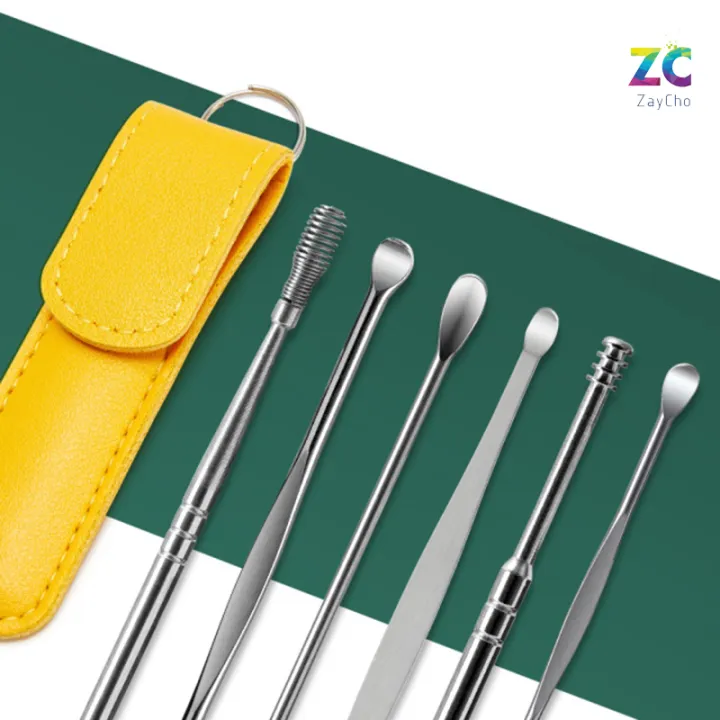 6PCS Ear Wax Removal Tool Kit Ear Pick Set