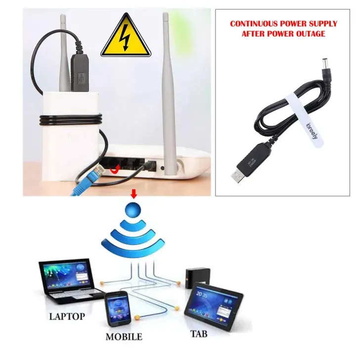 📶 ဝိုင်ဖိုင်စက် အားသွင်းကြိုး ⚡WIFI adapter , Powerbank to WIfI device ...