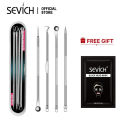 (Preorder)SEVICH 4PCS Blackhead Remover Pimple Acne Pore Comedone Extractor Face Skin Care Tool. 
