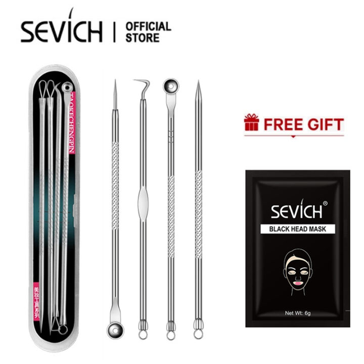 (Preorder)SEVICH%204PCS%20Blackhead%20Remover%20Pimple%20Acne%20Pore%20Comedone%20Extractor%20Face%20Skin%20Care%20Tool%20-%20Image%208